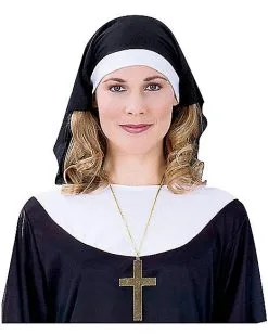 Spirit Halloween Cross Necklace -Spooky Costume Store 00113423 c