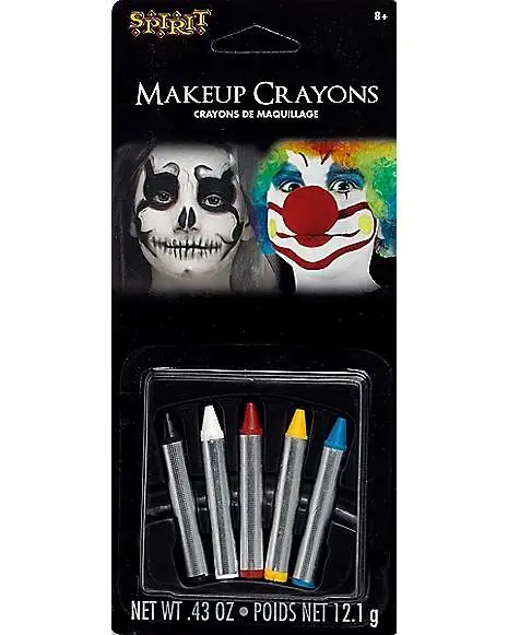 Spirit Halloween Small Makeup Crayons 3 Spirit Halloween Small Makeup Crayons