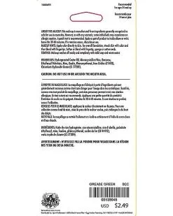 Spirit Halloween Green Grease Makeup -Spooky Costume Store 00139048 c