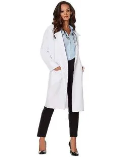 Spirit Halloween Adult Lab Coat Doctor Costume -Spooky Costume Store 00182451 d