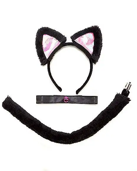 Spirit Halloween Black And Pink Cat Costume Kit 5 Spirit Halloween Black And Pink Cat Costume Kit - Image 3