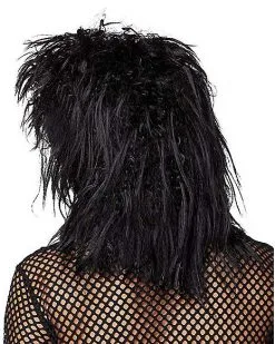Spirit Halloween Black Rock Star Wig -Spooky Costume Store 00569111 b