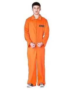 Spirit Halloween Adult Department Of Corrections Prisoner One Piece Costume 19 Spirit Halloween Adult Department Of Corrections Prisoner One Piece Costume -Spooky Costume Store 00580787 a