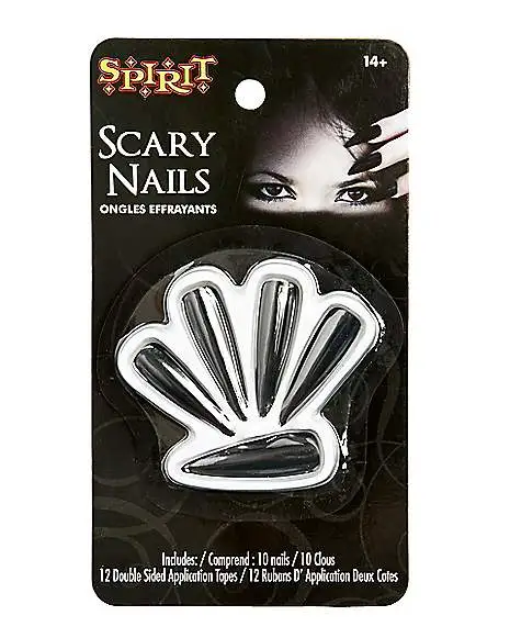 Spirit Halloween Black Claw Nails 3 Spirit Halloween Black Claw Nails