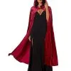 Spirit Halloween Burgundy Hooded Cape -Spooky Costume Store 00763391 a