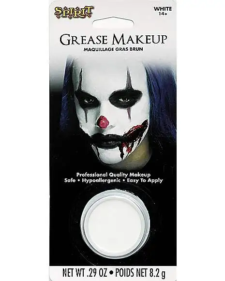 Spirit Halloween White Grease Makeup 3 Spirit Halloween White Grease Makeup