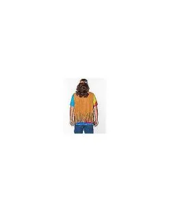 Spirit Halloween Fringed Suede Hippie Vest 14 Spirit Halloween Fringed Suede Hippie Vest -Spooky Costume Store 01003581 e