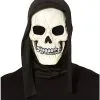 Spirit Halloween Glow In The Dark Skull Full Mask -Spooky Costume Store 01035021 a