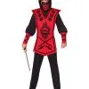 Spirit Halloween Kids Red Skull Ninja Costume 1 Spirit Halloween Kids Red Skull Ninja Costume -Spooky Costume Store 01099522 a
