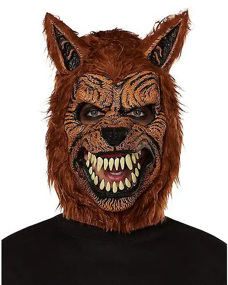 Spirit Halloween Animotion Brown Werewolf Full Mask 3 Spirit Halloween Animotion Brown Werewolf Full Mask
