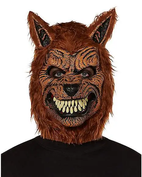 Spirit Halloween Animotion Brown Werewolf Full Mask 4 Spirit Halloween Animotion Brown Werewolf Full Mask - Image 2