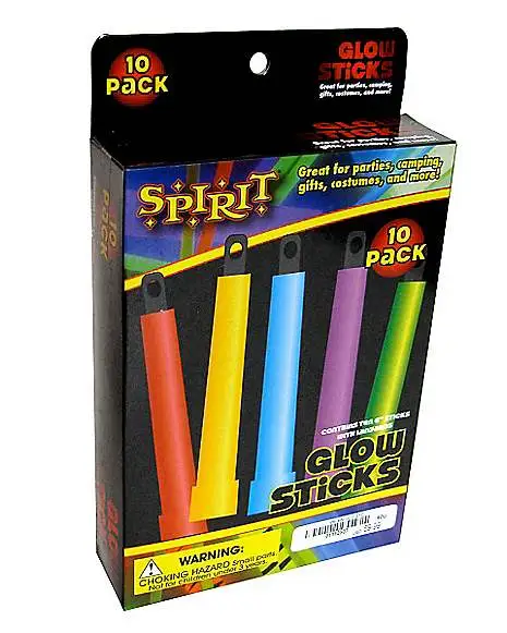 Spirit Halloween 10 Pack Of Glow Sticks 3 Spirit Halloween 10 Pack Of Glow Sticks