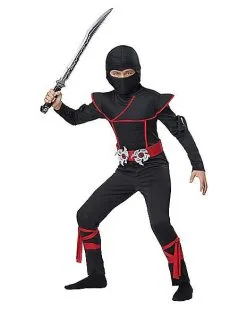 Spirit Halloween Kids Stealth Ninja Costume -Spooky Costume Store 01133735 b
