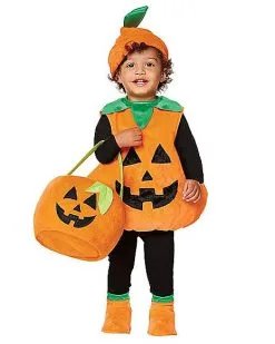 Spirit Halloween Baby Lil' Pumpkin Costume -Spooky Costume Store 01135631 a