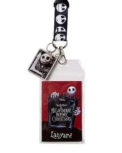 Spirit Halloween Nightmare Before Christmas Lanyard -Spooky Costume Store 01163302 c