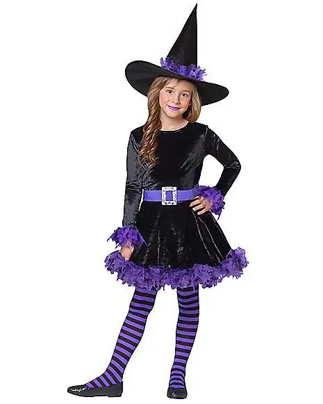 Spirit Halloween Kids Purple Shredded Witch Costume 3 Spirit Halloween Kids Purple Shredded Witch Costume