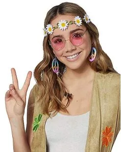 Spirit Halloween Hippie Costume Kit