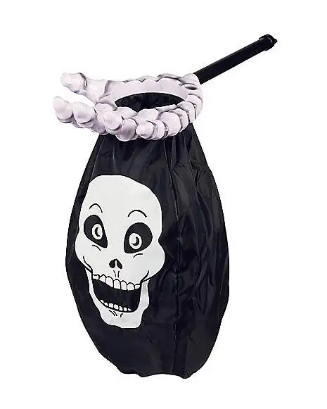 Spirit Halloween Skull Loot Scoop Treat Bag 3 Spirit Halloween Skull Loot Scoop Treat Bag