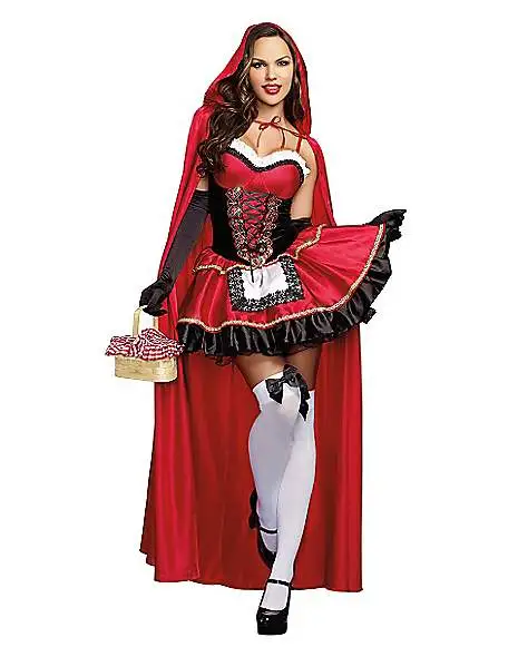 Spirit Halloween Adult Little Red Dress Costume 3 Spirit Halloween Adult Little Red Dress Costume