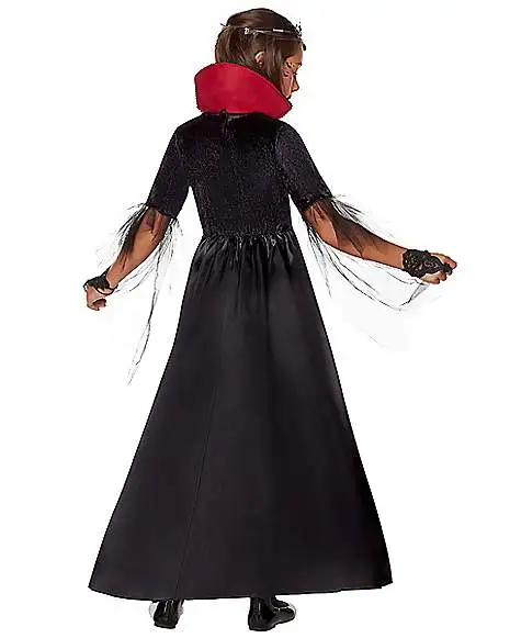 Spirit Halloween Kids Royal Vampiress Dress Costume 4 Spirit Halloween Kids Royal Vampiress Dress Costume - Image 2