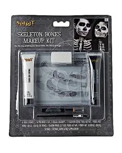 Spirit Halloween Skeleton Makeup Kit -Spooky Costume Store 01225879 d