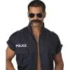 Spirit Halloween Brown Handlebar Mustache -Spooky Costume Store 01227792 a