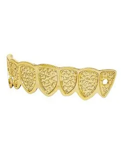 Spirit Halloween Golden Grillz Teeth 9 Spirit Halloween Golden Grillz Teeth -Spooky Costume Store 01228238 c