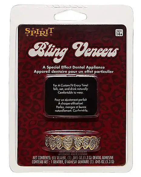 Spirit Halloween Golden Grillz Teeth 7 Spirit Halloween Golden Grillz Teeth - Image 5