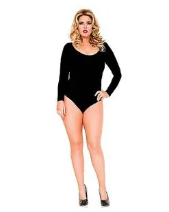 Spirit Halloween Black Bodysuit -Spooky Costume Store 01244144 d