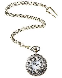 Spirit Halloween Steampunk Pocket Watch -Spooky Costume Store 01256015 d