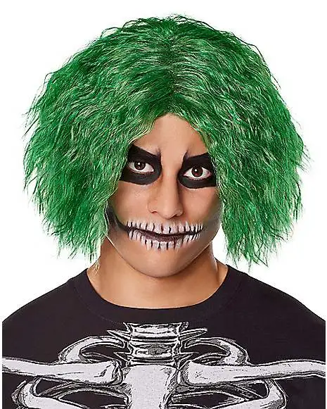 Spirit Halloween Sinister Green Wig 3 Spirit Halloween Sinister Green Wig