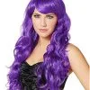 Spirit Halloween Purple Curls Wig -Spooky Costume Store 01261635 a