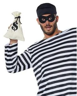 Spirit Halloween Adult Burglar Costume -Spooky Costume Store 01262906 c