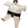 Spirit Halloween Adult Sumo Wrestler Inflatable Costume -Spooky Costume Store 01262922 a