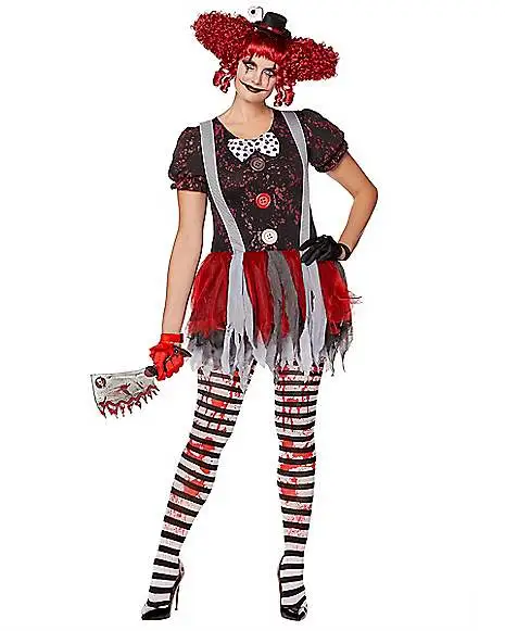 Spirit Halloween Adult Horror Clown Costume 3 Spirit Halloween Adult Horror Clown Costume