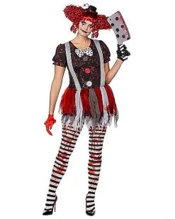 Spirit Halloween Adult Horror Clown Costume 8 Spirit Halloween Adult Horror Clown Costume -Spooky Costume Store 01264753 c