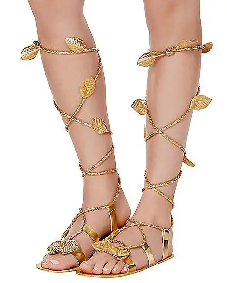 Spirit Halloween Gold Sandals 3 Spirit Halloween Gold Sandals
