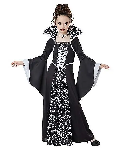 Spirit Halloween Kids Midnight Vampire Girls Costume 3 Spirit Halloween Kids Midnight Vampire Girls Costume