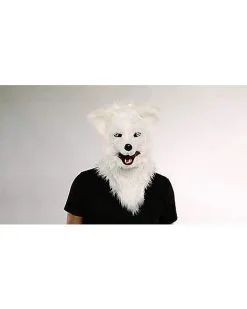 Spirit Halloween Moving Mouth White Wolf Full Mask 11 Spirit Halloween Moving Mouth White Wolf Full Mask -Spooky Costume Store 01271527 AVS