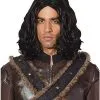 Spirit Halloween Black Medieval Wig -Spooky Costume Store 01272111 a