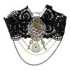 Spirit Halloween Steampunk Heart Charm Choker Necklace 1 Spirit Halloween Steampunk Heart Charm Choker Necklace -Spooky Costume Store 01272749 a