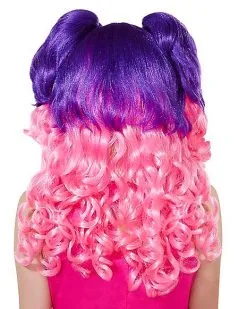 Spirit Halloween Pink And Purple Wig 6 Spirit Halloween Pink And Purple Wig -Spooky Costume Store 01297589 b