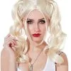 Spirit Halloween Blonde Pigtail Wig -Spooky Costume Store 01297597 a