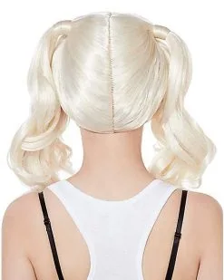 Spirit Halloween Blonde Pigtail Wig -Spooky Costume Store 01297597 b