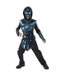 Spirit Halloween Kids Light Up Extreme Robot Ninja Costume