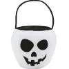 Spirit Halloween Skull Plush Treat Bucket -Spooky Costume Store 01298371 a