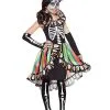 Spirit Halloween Kids Rainbow Sugar Skull Costume -Spooky Costume Store 01304914 a