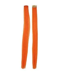 Spirit Halloween Orange Hair Extensions
