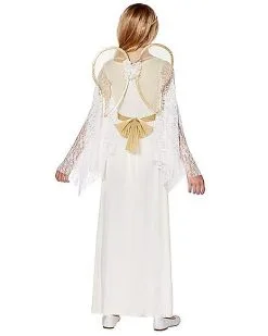 Spirit Halloween Kids Lace Angel Costume -Spooky Costume Store 01315423 b