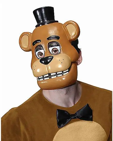 Spirit Halloween Freddy Fazbear Half Mask - Five Nights At Freddy's 3 Spirit Halloween Freddy Fazbear Half Mask - Five Nights At Freddy's